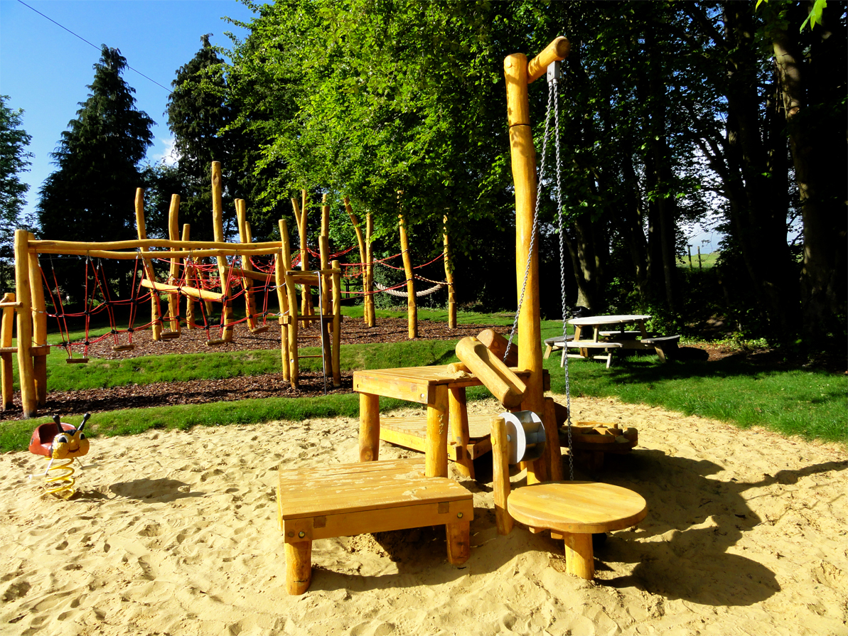 Sand play area for Cherhill in Wiltshire